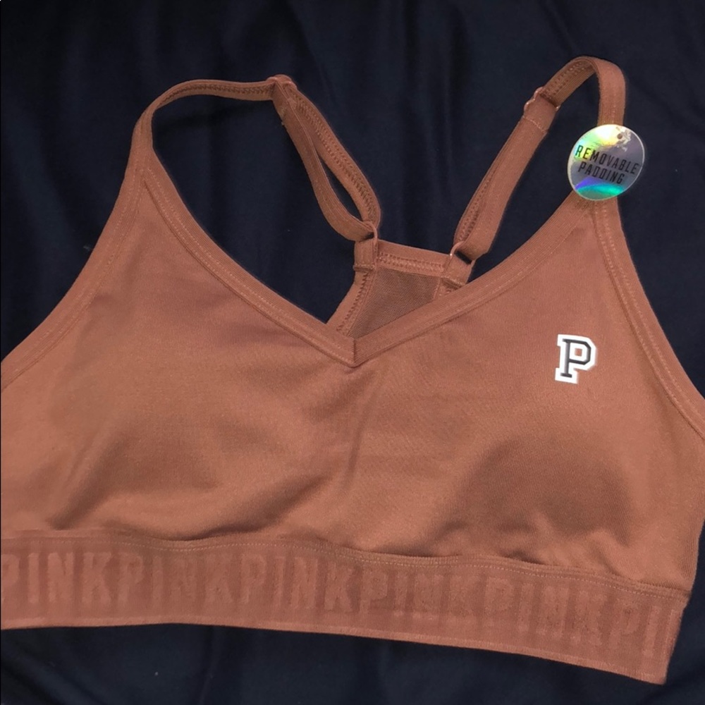 BRAND NEW PINK sports bra XS